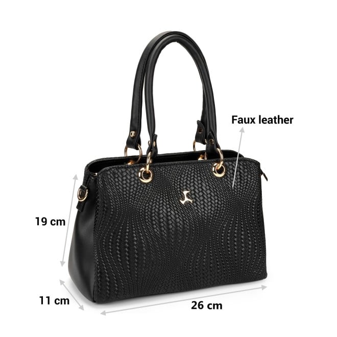 Mochi Women Black Hand Bags Satchel Bags (SKU: 66-362-11-10)