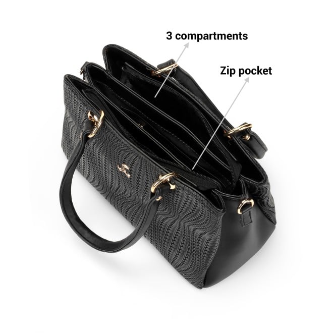 Mochi Women Black Hand Bags Satchel Bags (SKU: 66-362-11-10)