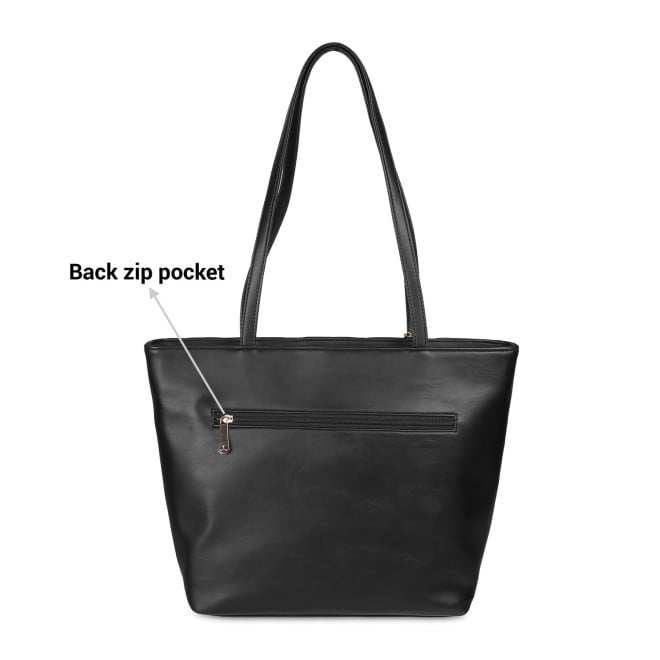 Mochi Women Black Casual Tote Bag (SKU: 66-365-11-10)