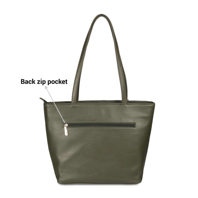 Mochi Women Green Casual Tote Bag (SKU: 66-365-21-10)