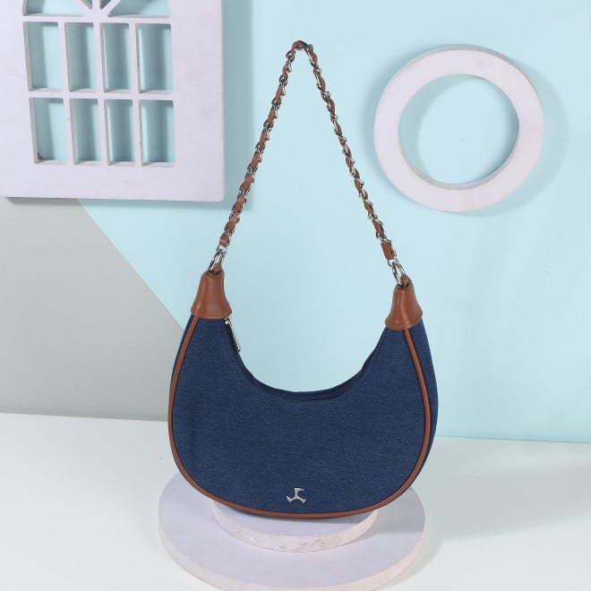 Mochi Women Blue Casual Shoulder Bag