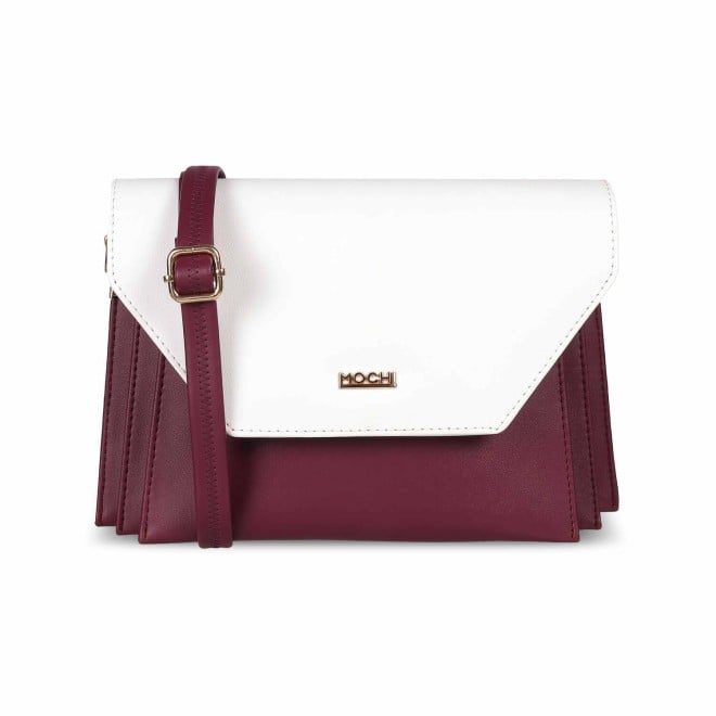 Mochi Women Maroon Casual Sling Bag (SKU: 66-413-44-10)