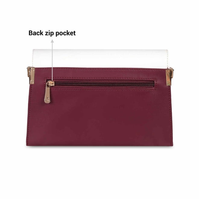 Mochi Women Maroon Casual Sling Bag (SKU: 66-413-44-10)