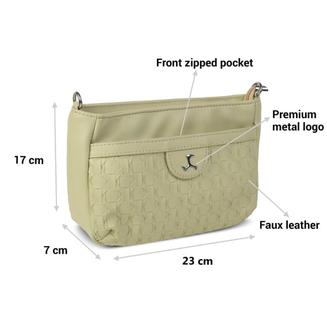 Mochi Women Green Casual Sling Bag (SKU: 66-419-21-10)