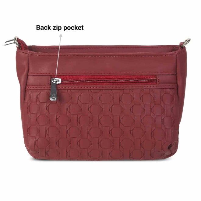 Mochi Women Maroon Casual Sling Bag (SKU: 66-419-44-10)