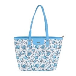 Women Blue Hand Bags Tote bag