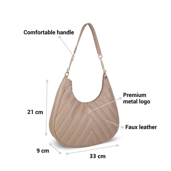 Mochi Women Beige Casual Shoulder Bag (SKU: 66-426-20-10)