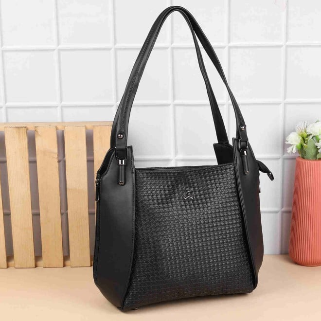 Mochi Women Black Casual Shoulder Bag