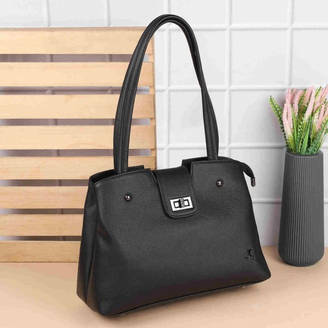 Mochi Women Black Casual Shoulder Bag