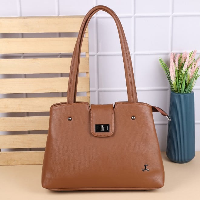 Mochi Women Tan Casual Shoulder Bag