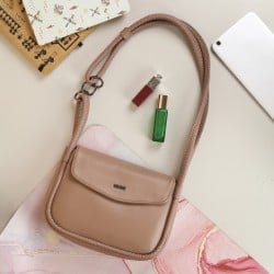 Women Beige Casual Sling Bag