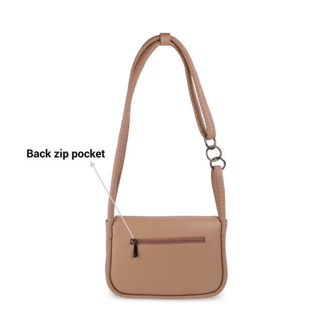 Mochi Women Beige Casual Sling Bag (SKU: 66-431-20-10)