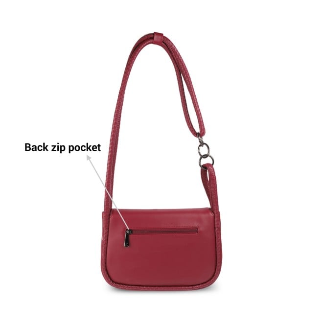 Mochi Women Maroon Casual Sling Bag (SKU: 66-431-44-10)