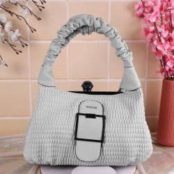 Women Grey Hand Bags Shoulder Bag