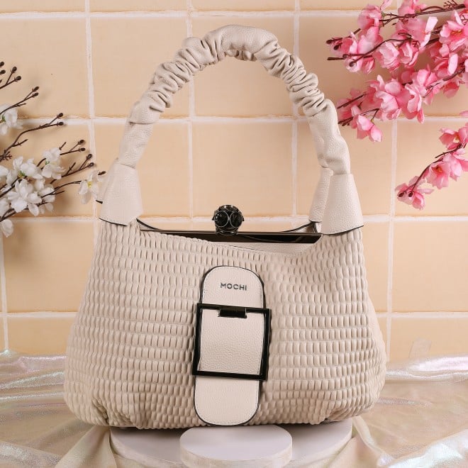 Mochi Women Beige Hand Bags Shoulder Bag