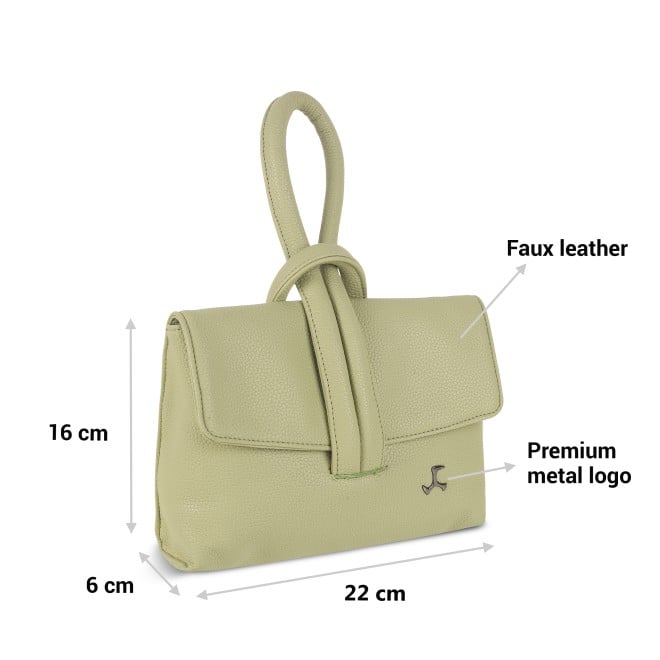 Mochi Women Light-Green Hand Bags Satchel Bags (SKU: 66-442-60-10)