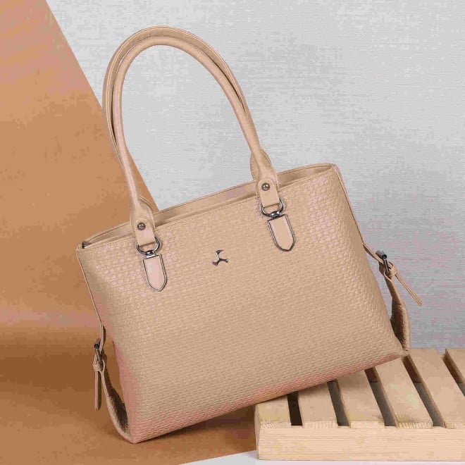 Mochi Women Beige Casual Tote Bag (SKU: 66-446-20-10)