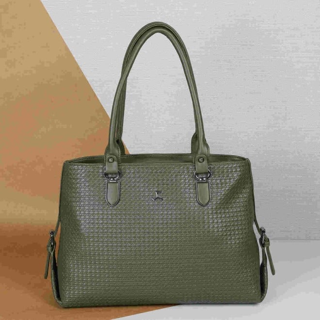 Mochi Women Green Casual Tote Bag (SKU: 66-446-21-10)