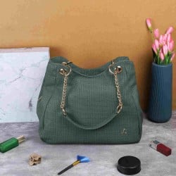 Women Green Casual Shoulder Bag