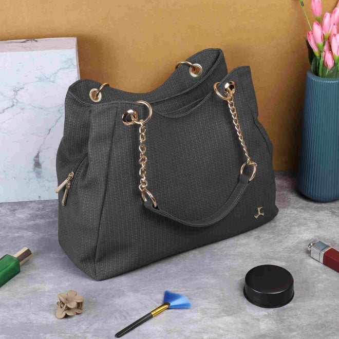 Mochi Women Grey Casual Shoulder Bag