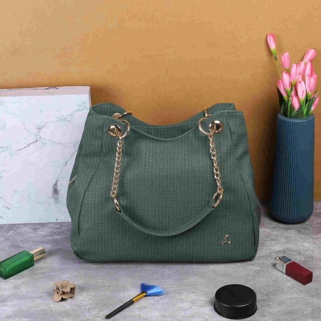 Mochi Women Green Casual Shoulder Bag