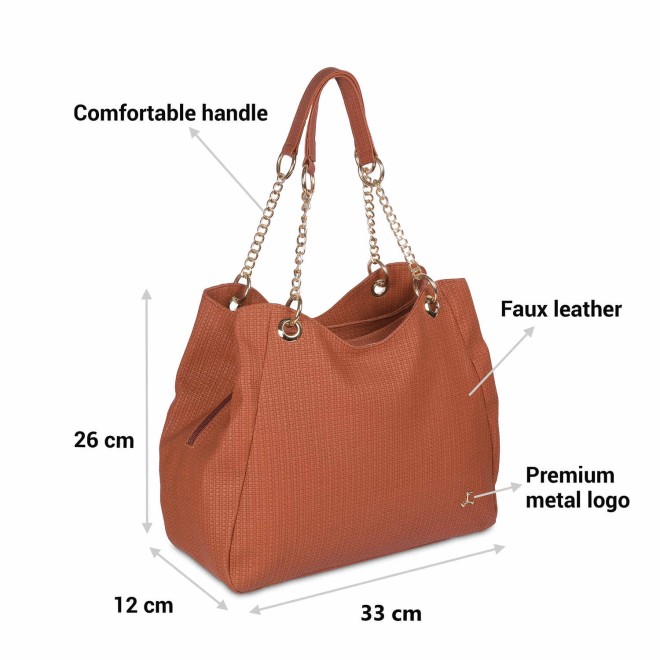 Mochi Women Tan Casual Shoulder Bag (SKU: 66-449-23-10)