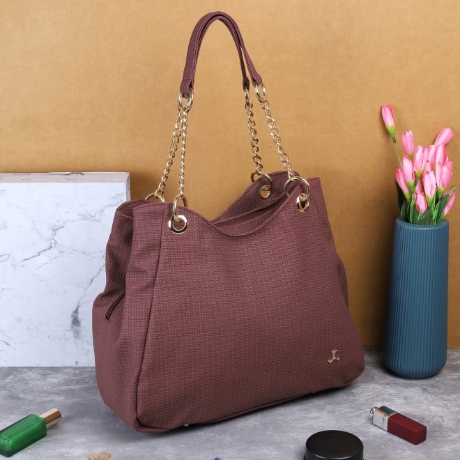 Mochi Women Maroon Casual Shoulder Bag