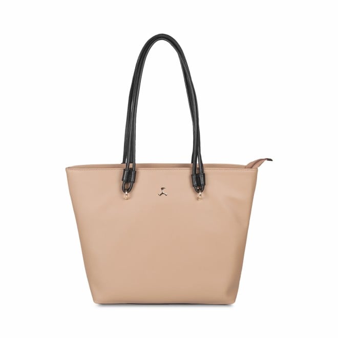 Mochi Women Beige Casual Tote Bag (SKU: 66-451-20-10)