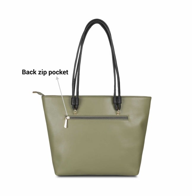 Mochi Women Green Casual Tote Bag (SKU: 66-451-21-10)