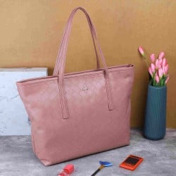 Women Pink Casual Tote Bag