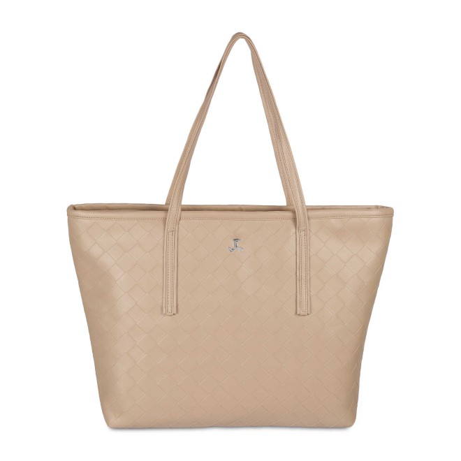 Mochi Women Beige Casual Tote Bag (SKU: 66-466-20-10)