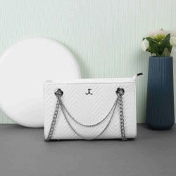 Women White Casual Shoulder Bag