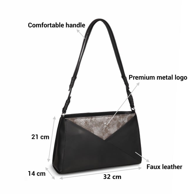 Mochi Women Black Hand Bags Shoulder Bag (SKU: 66-473-11-10)