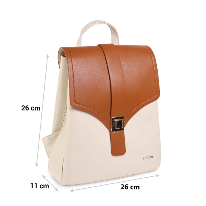 Mochi Women Tan Casual Backpacks (SKU: 66-474-23-10)