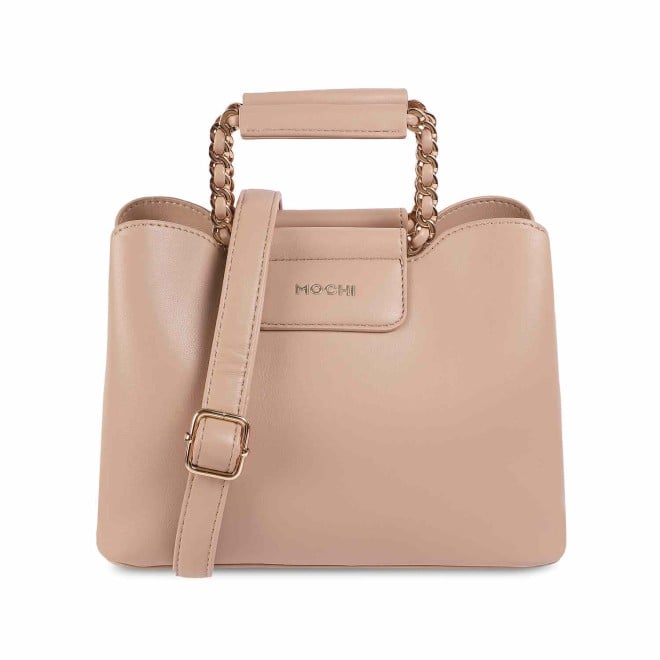 Mochi Women Beige Casual Satchels (SKU: 66-484-20-10)