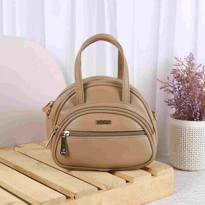 Mochi Women Beige Casual Sling Bag (SKU: 66-487-20-10)