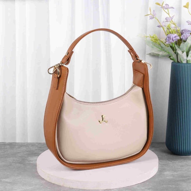 Mochi Women Beige Casual Sling Bag (SKU: 66-489-20-10)