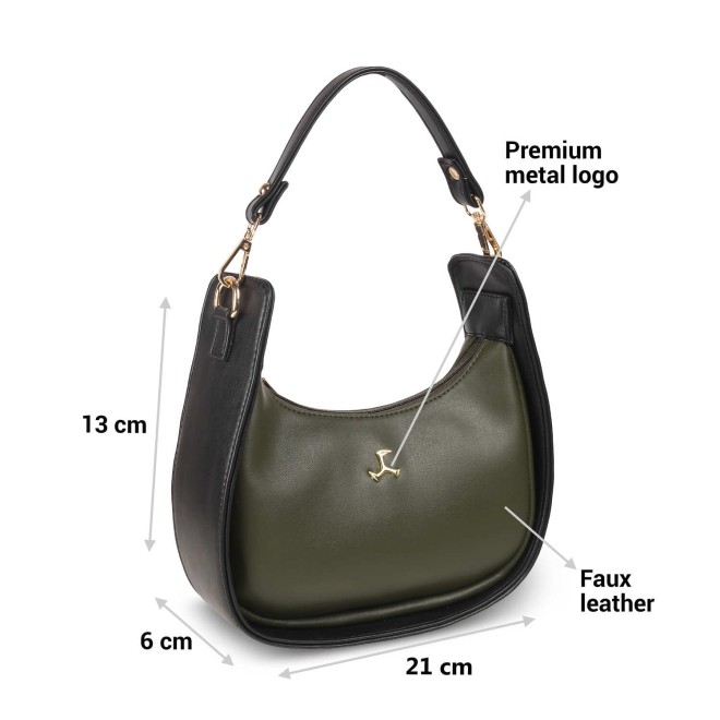 Mochi Women Green Casual Sling Bag (SKU: 66-489-21-10)