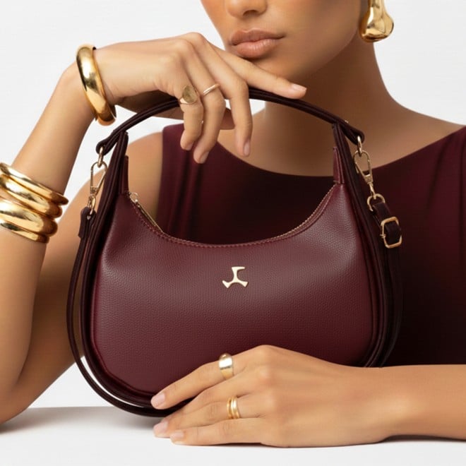 Mochi Women Maroon Shoulder Bag (SKU: 66-489-44-10)