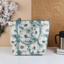 Women Green Casual Tote Bag