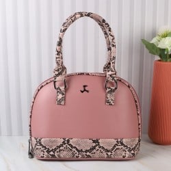 Women Peach Hand Bags Satchel Bags