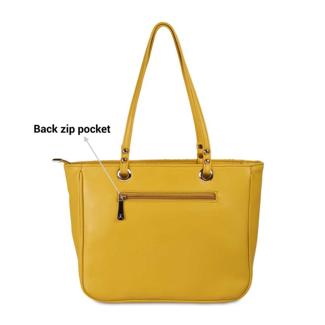 Mochi Women Yellow Casual Tote Bag (SKU: 66-496-33-10)