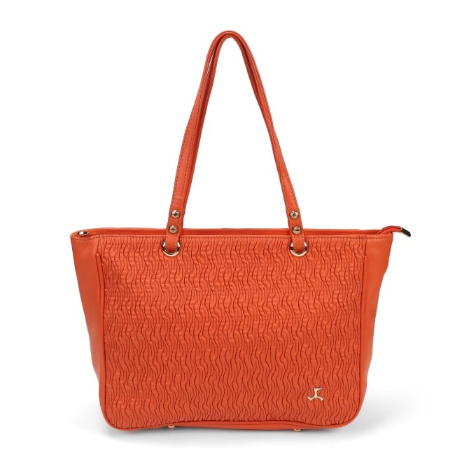 Mochi Women Orange Hand Bags Tote bag