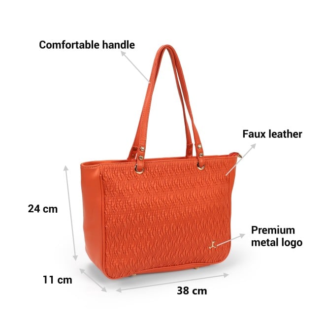 Mochi Women Orange Hand Bags Tote bag (SKU: 66-496-25-10)