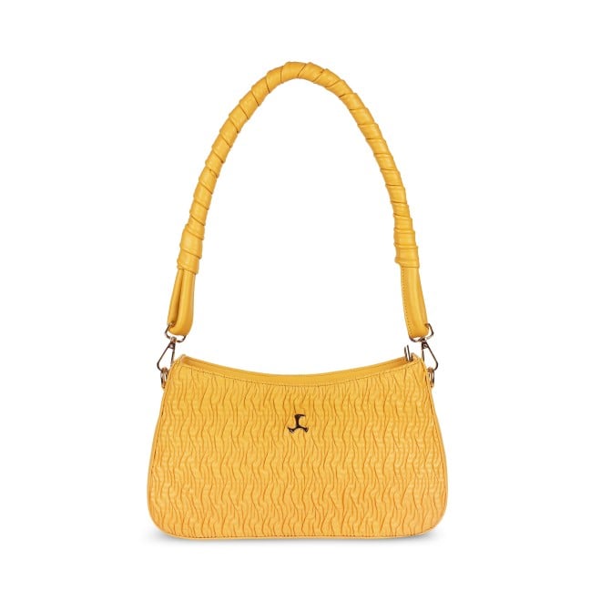 Mochi Women Yellow Hand Bags Shoulder Bag