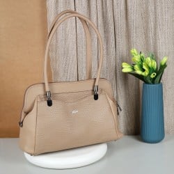 Women Beige Hand Bags Shoulder Bag