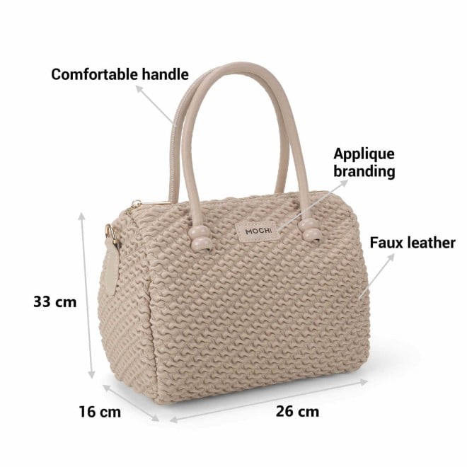 Mochi Women Beige Casual Sling Bag (SKU: 66-504-20-10)