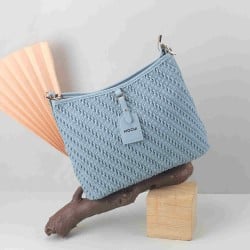 Women Blue Casual Sling Bag