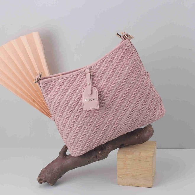 Mochi Women Pink Casual Sling Bag (SKU: 66-505-24-10)