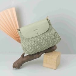 Women Green Casual Sling Bag